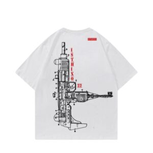 Home isthixo oversize white t shirt